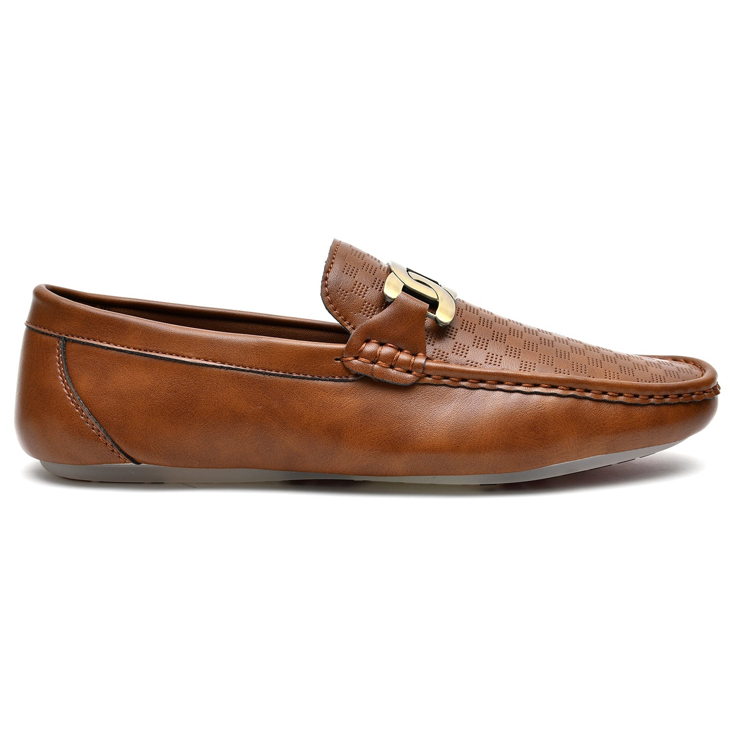 LEATHER SHOES - JA-23728-1  BROWN