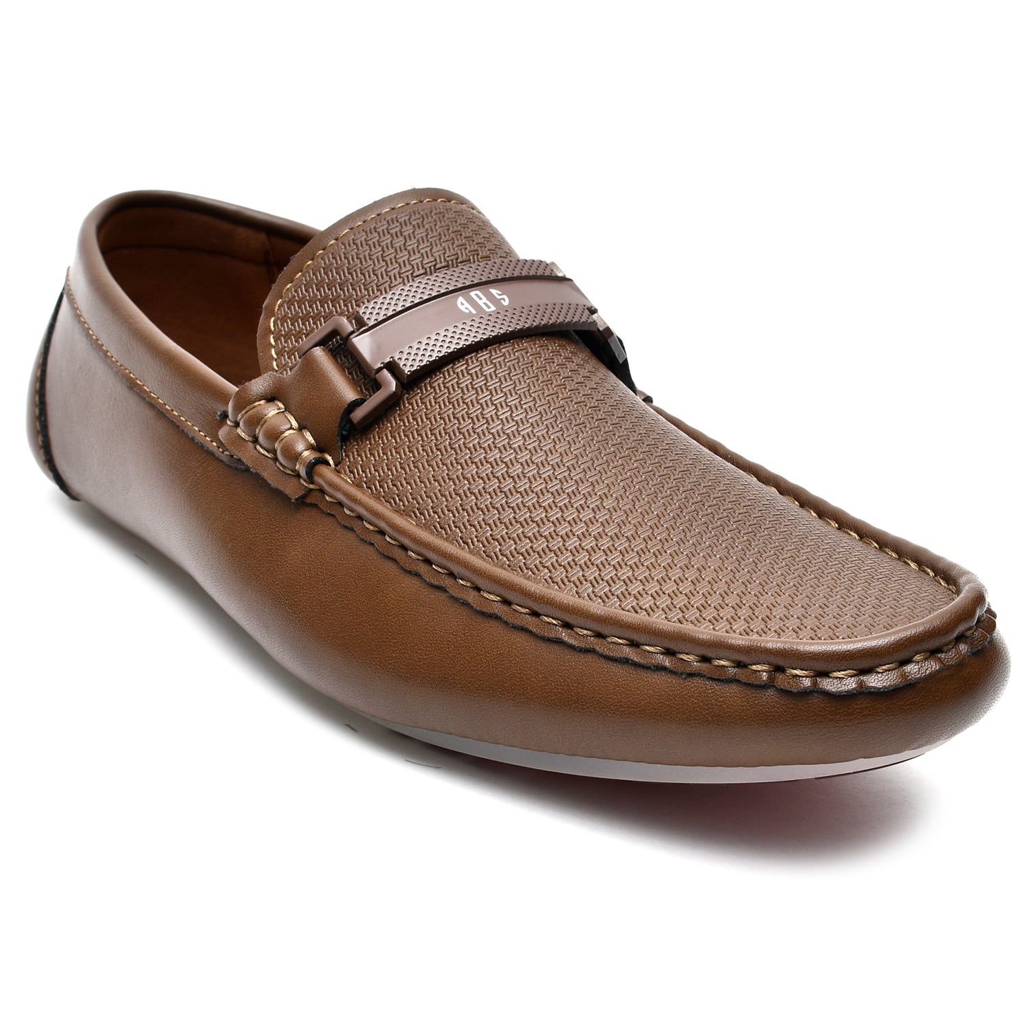 LEATHER SHOES - JA-23728-2 KHAKI