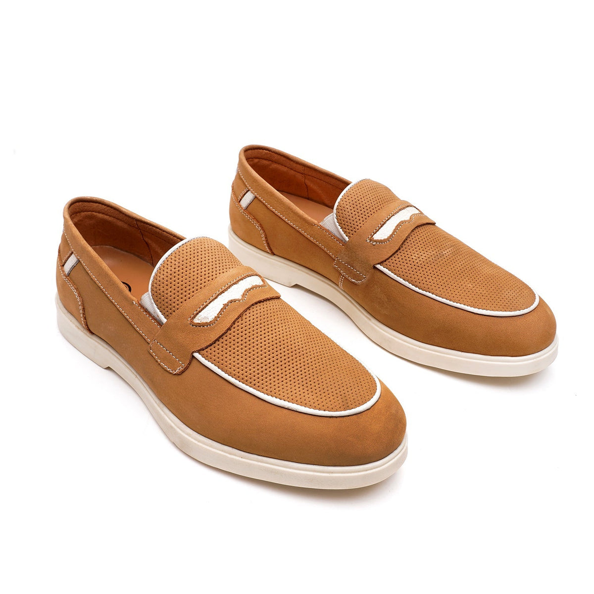 LEATHER SHOES - LBY-051 CAMEL