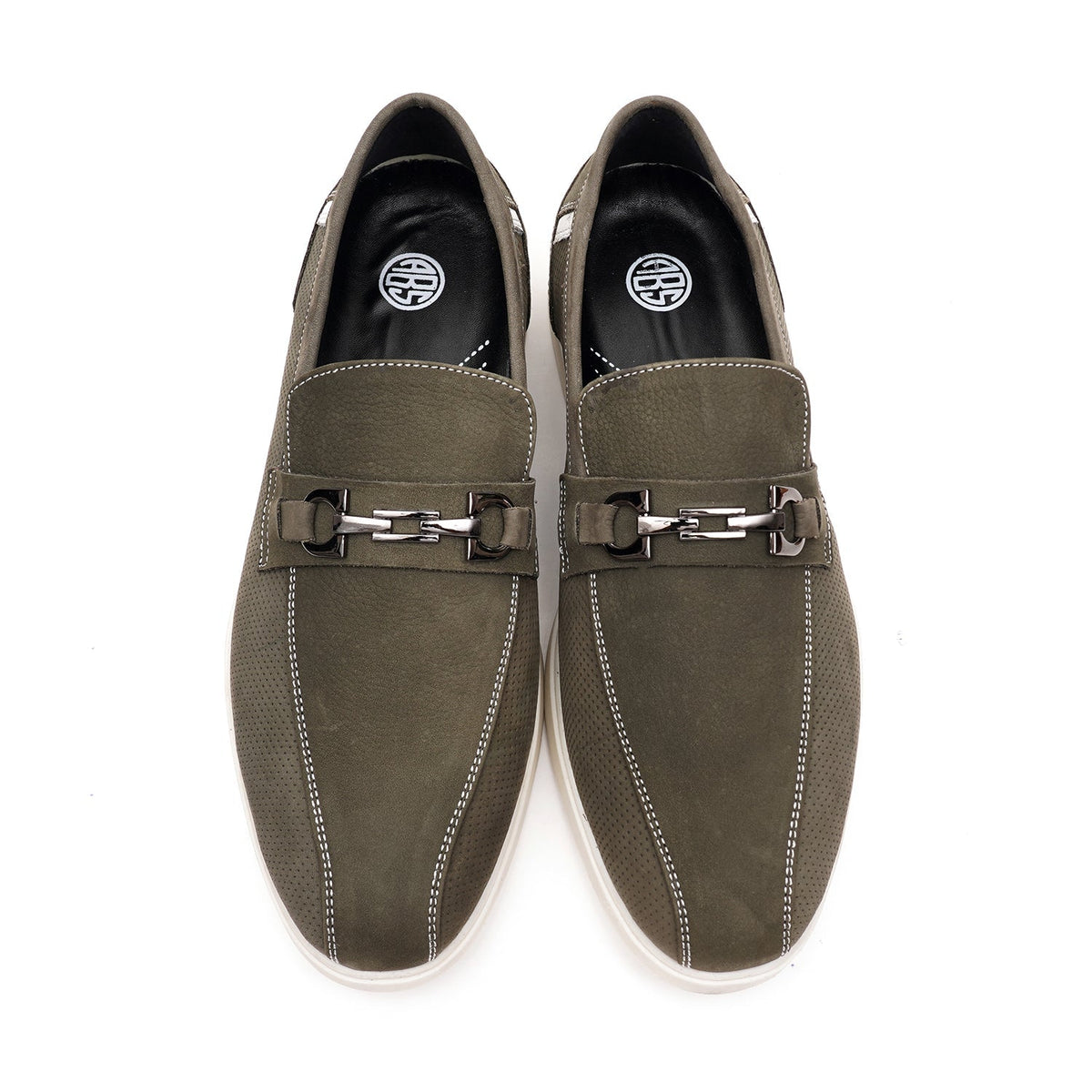 LEATHER SHOES - LBY-052 GREEN