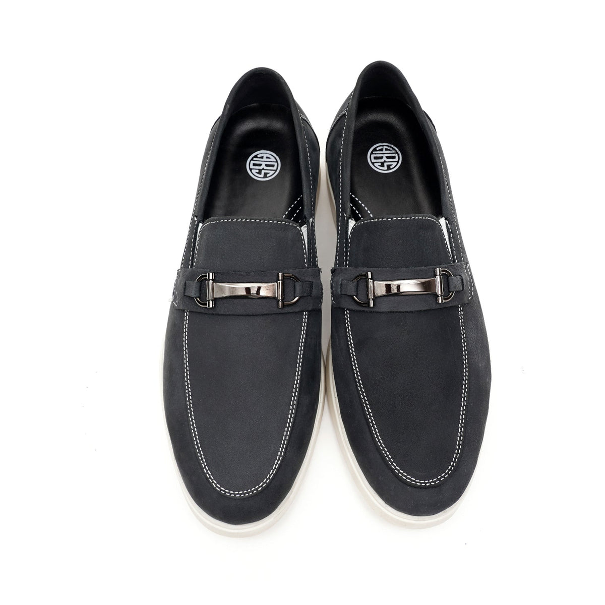 LEATHER SHOES - LBY-053 BLUE