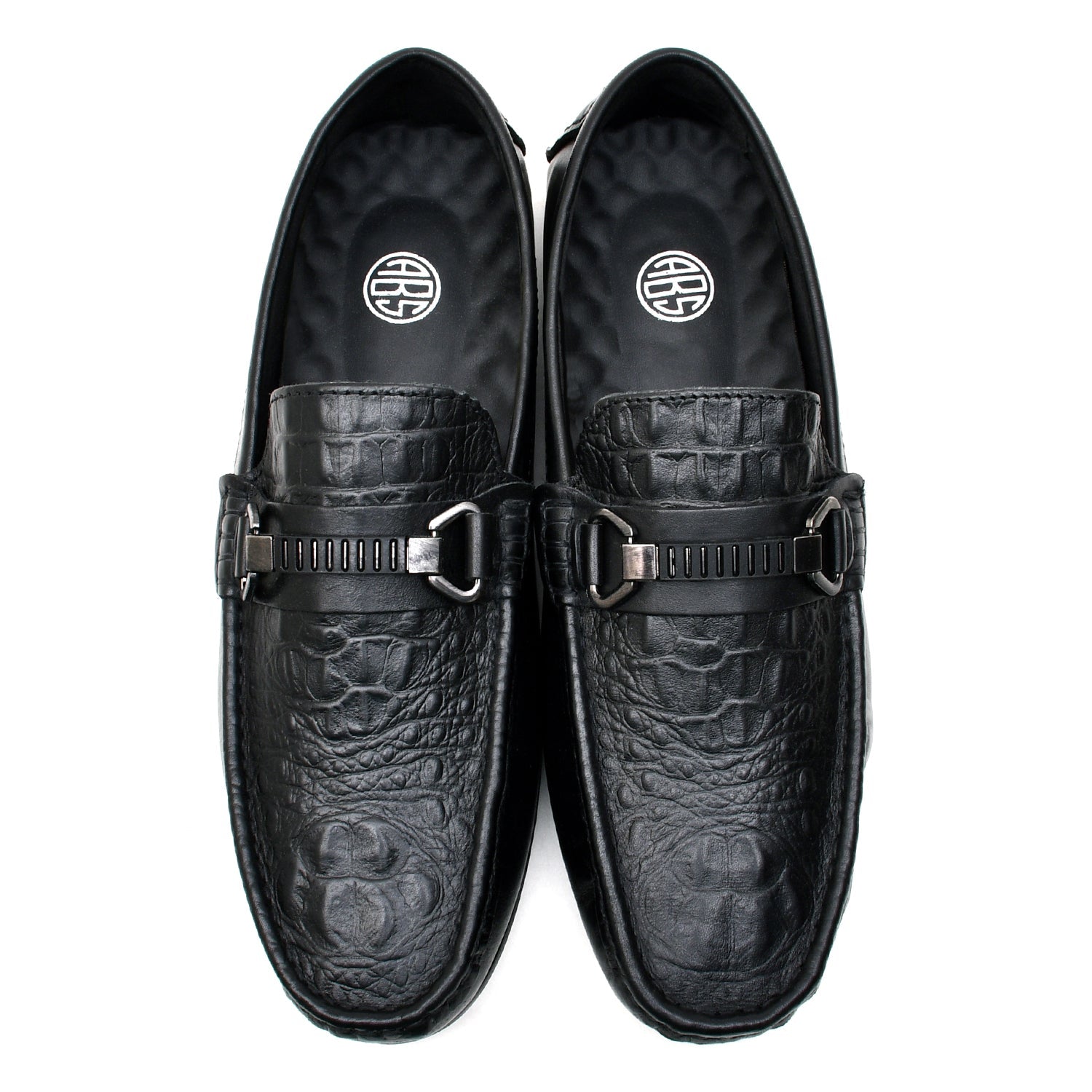 LEATHER SHOES - ROMEO-053 BLACK