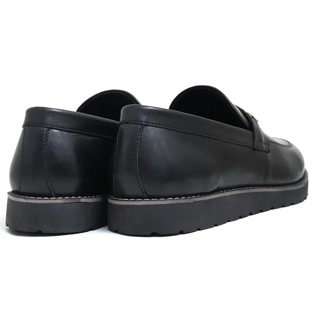 LEATHER SHOES - MISA-003 BLACK
