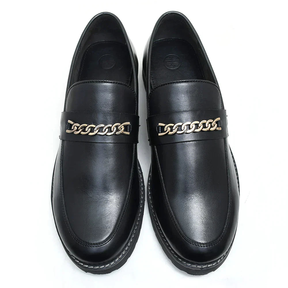LEATHER SHOES - MISA-003 BLACK