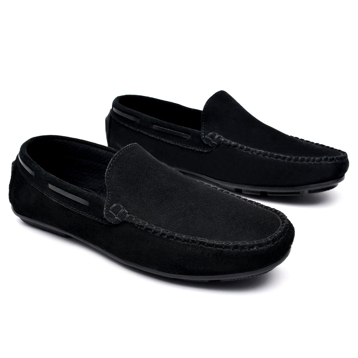 LEATHER SHOES - ND-002 BLACK