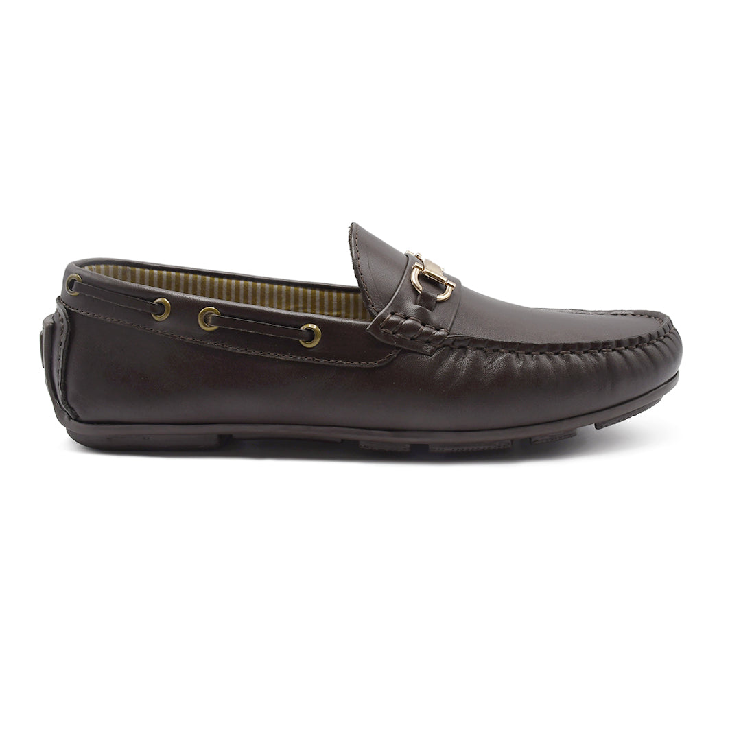 LEATHER SHOES - ND-23C BROWN