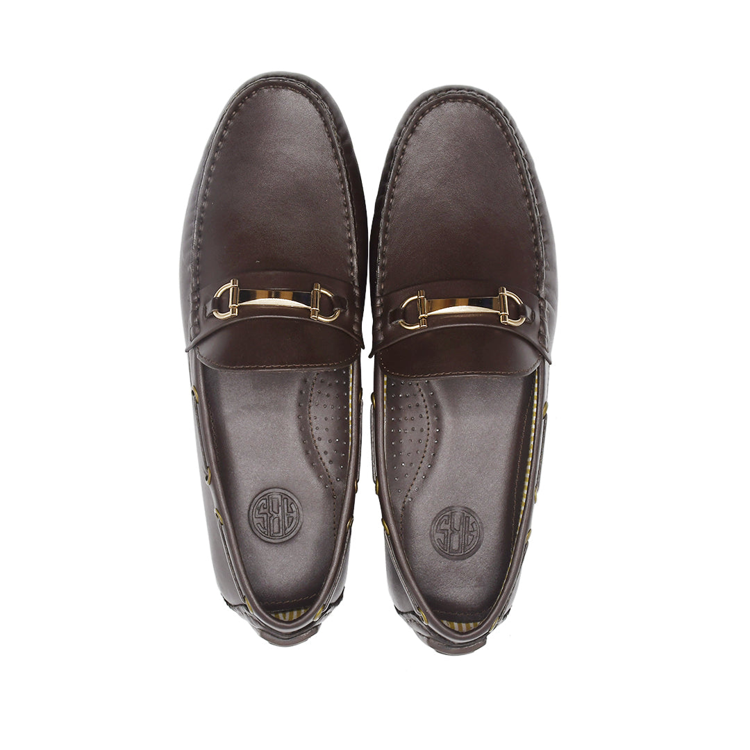 LEATHER SHOES - ND-23C BROWN