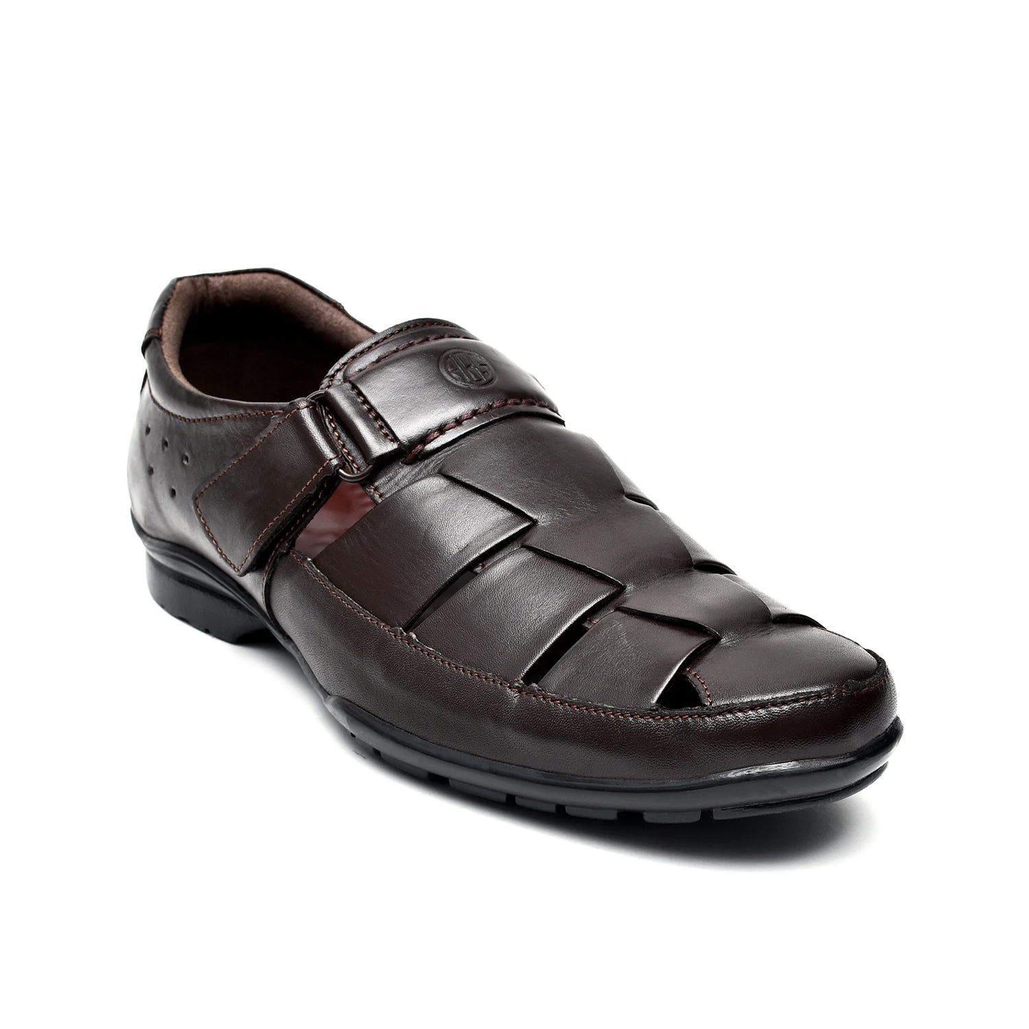 LEATHER SHOES - NEPAL-102 BROWN