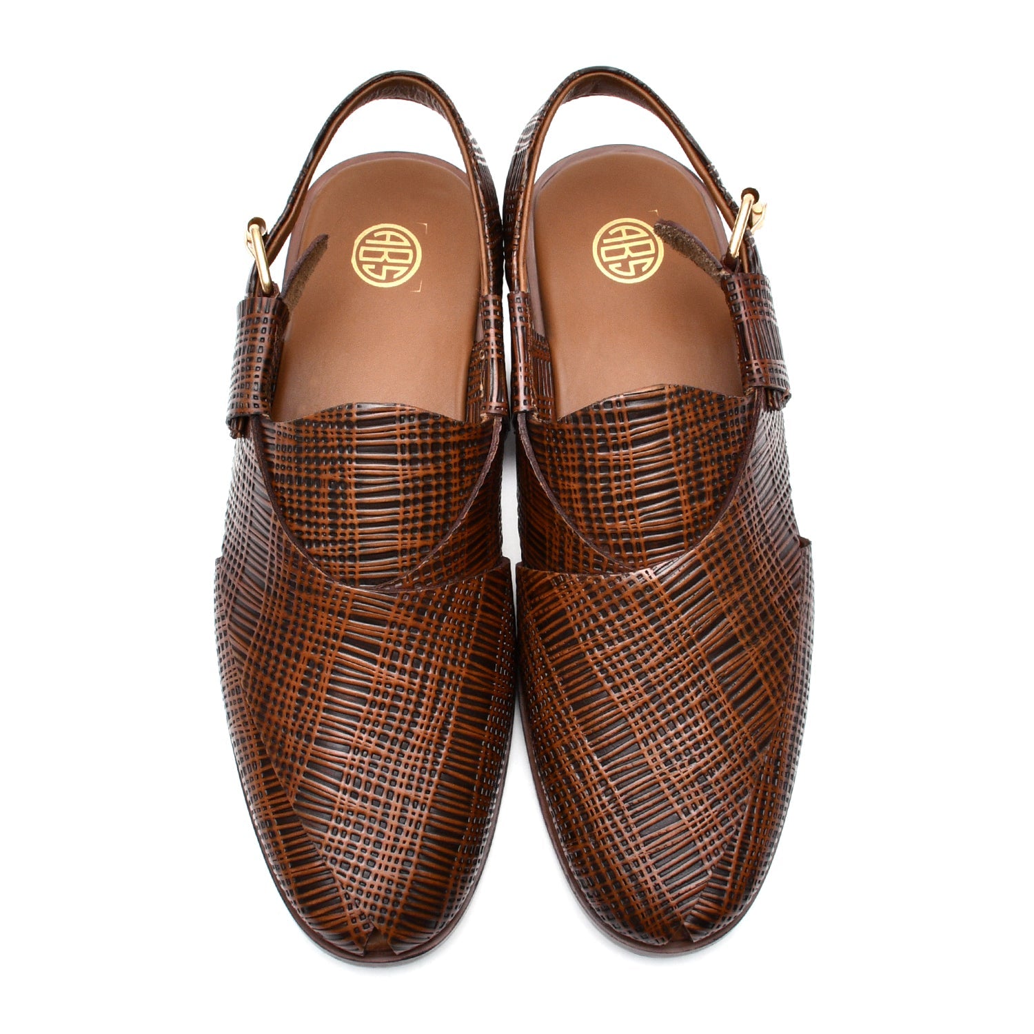 LEATHER PESHAWARI CHAPPAL - P-173 BROWN