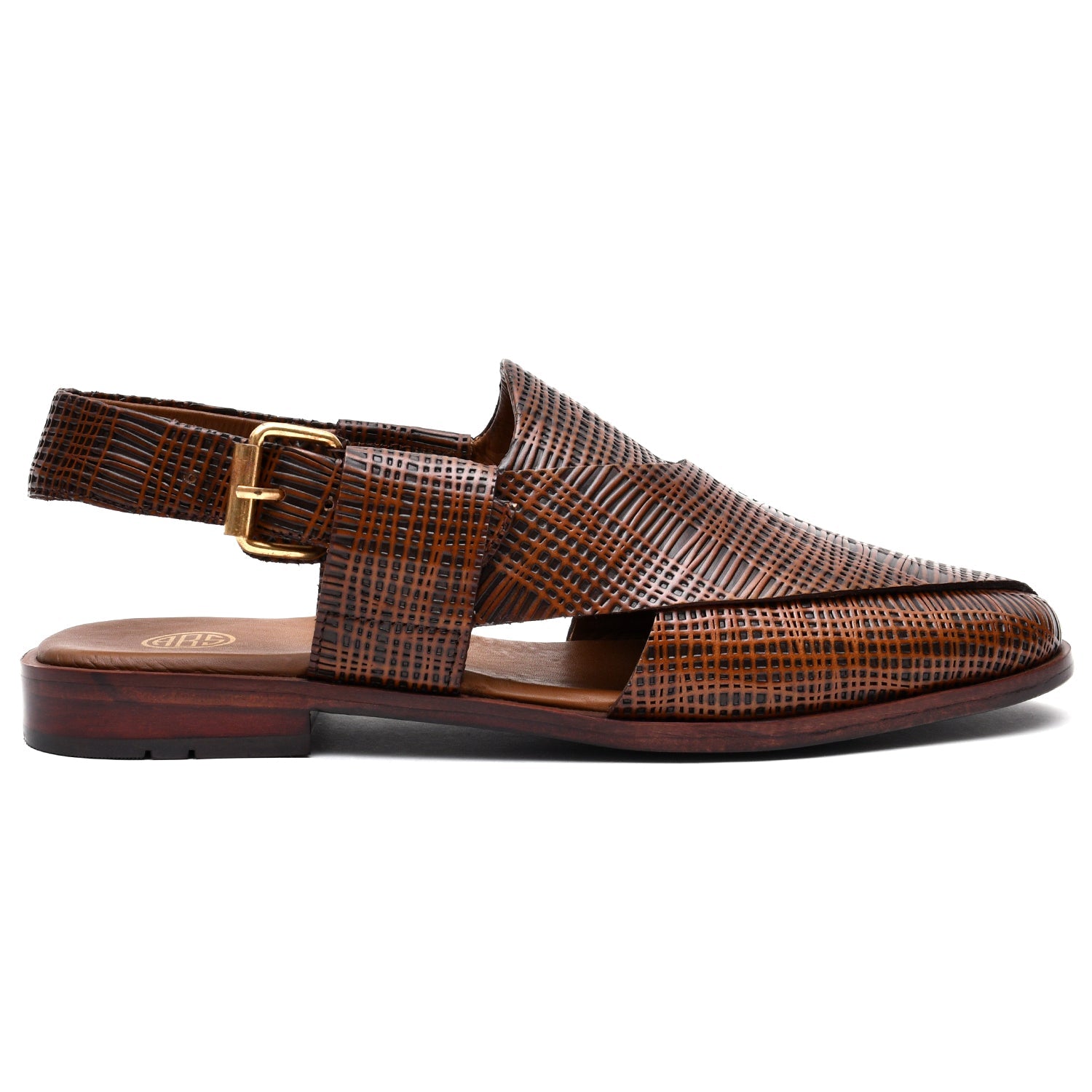 LEATHER PESHAWARI CHAPPAL - P-173 BROWN
