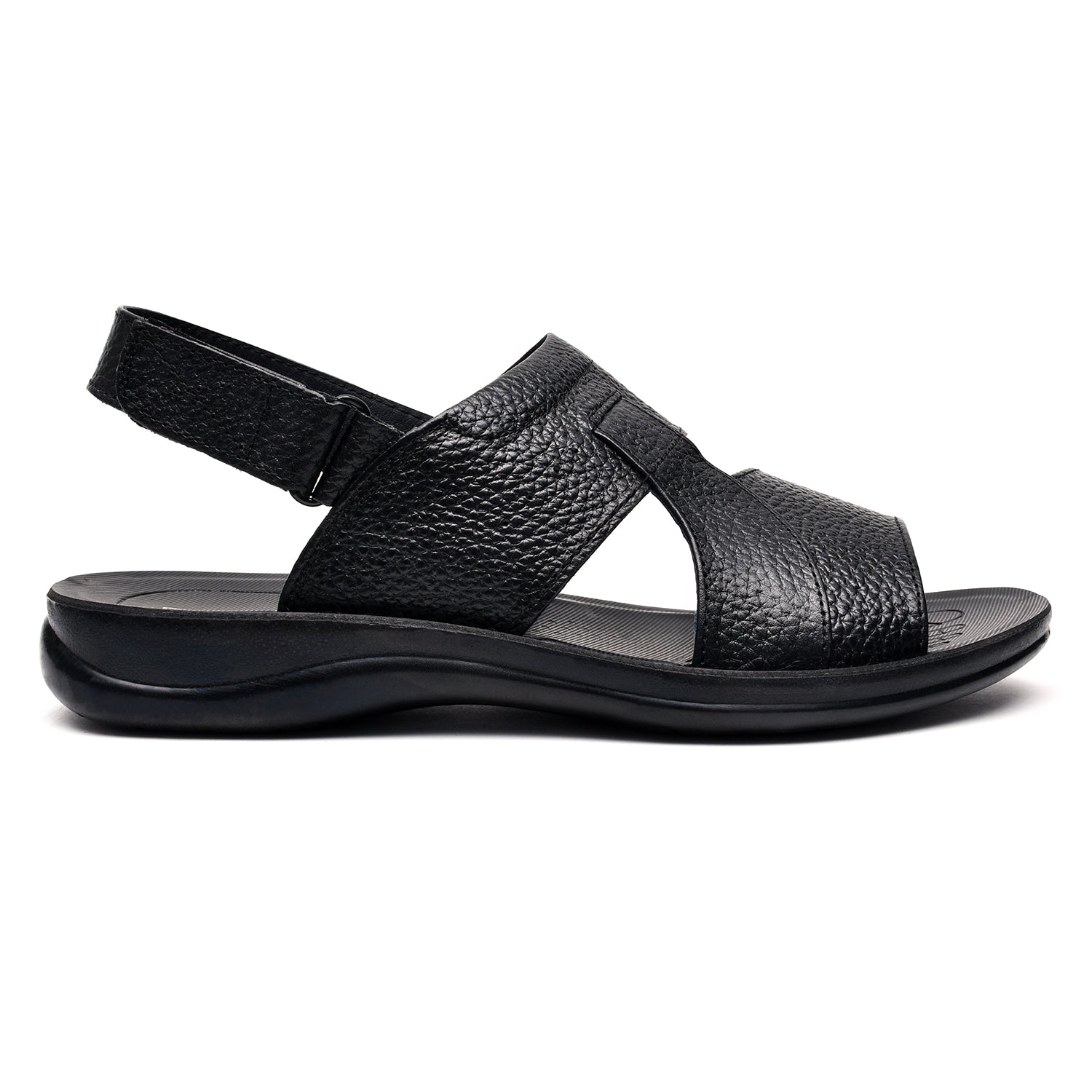 LEATHER SANDAL - RF-118 BLACK