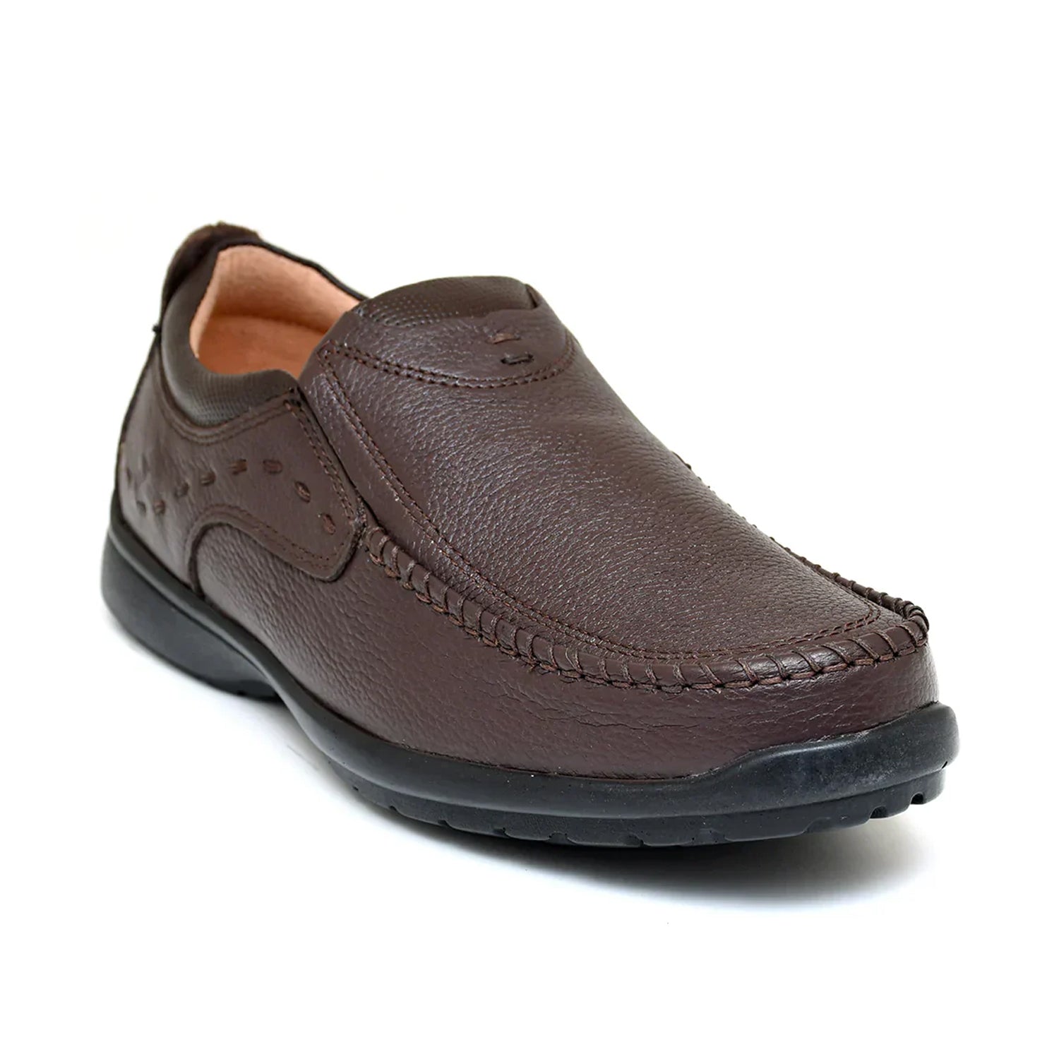 LEATHER SHOES - RUNNER-052 BROWN