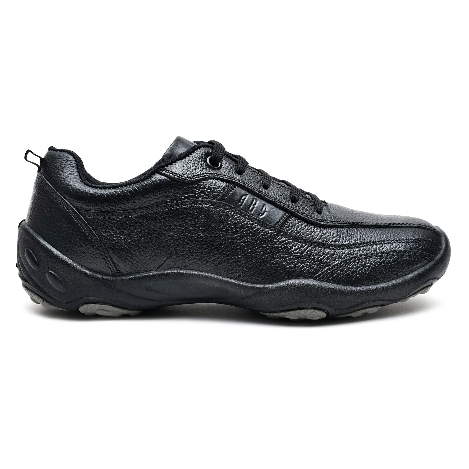 LEATHER SHOES - SANTIAGO-005 BLACK