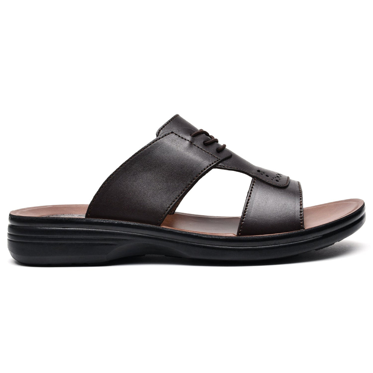 LEATHER SLIPPER - VO-625 BROWN