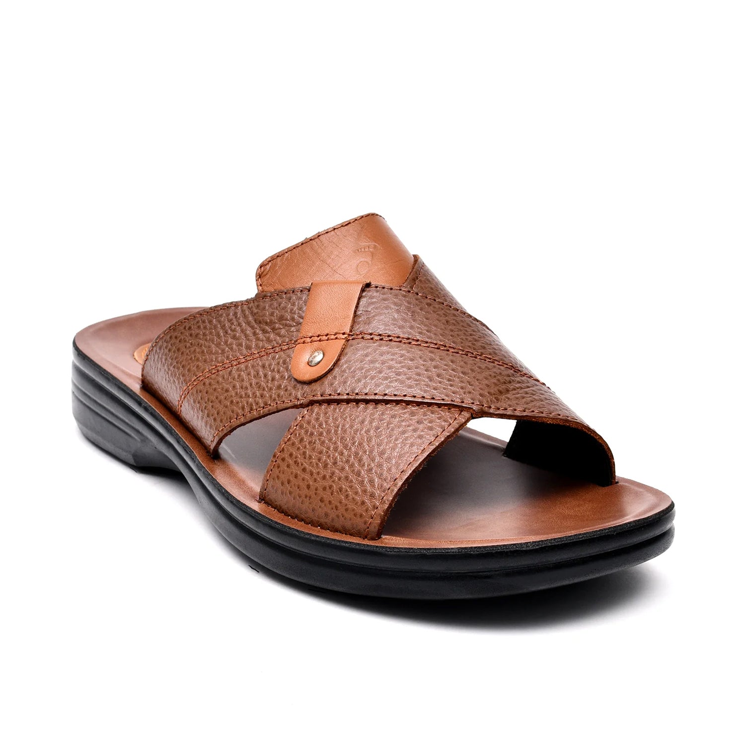 LEATHER SLIPPER - VO-622 TAN