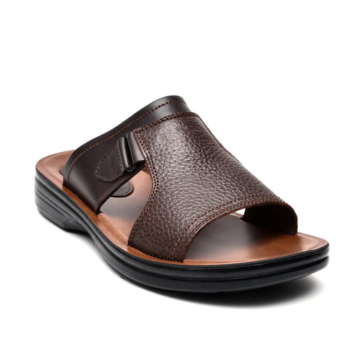 LEATHER SLIPPER - VO-623 BROWN