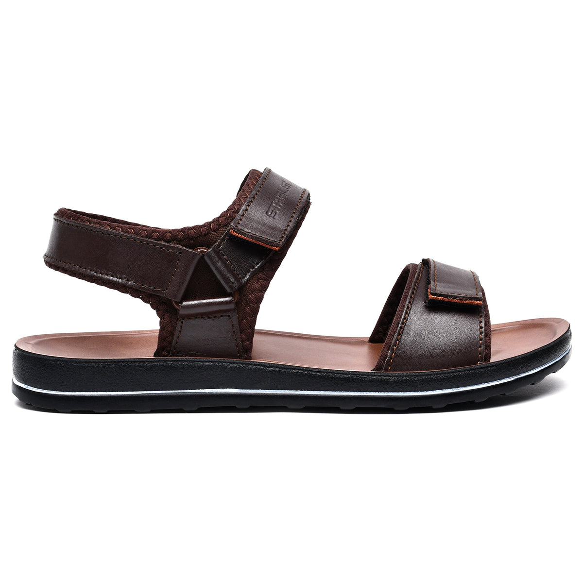LEATHER SANDAL - WA1826 - BROWN