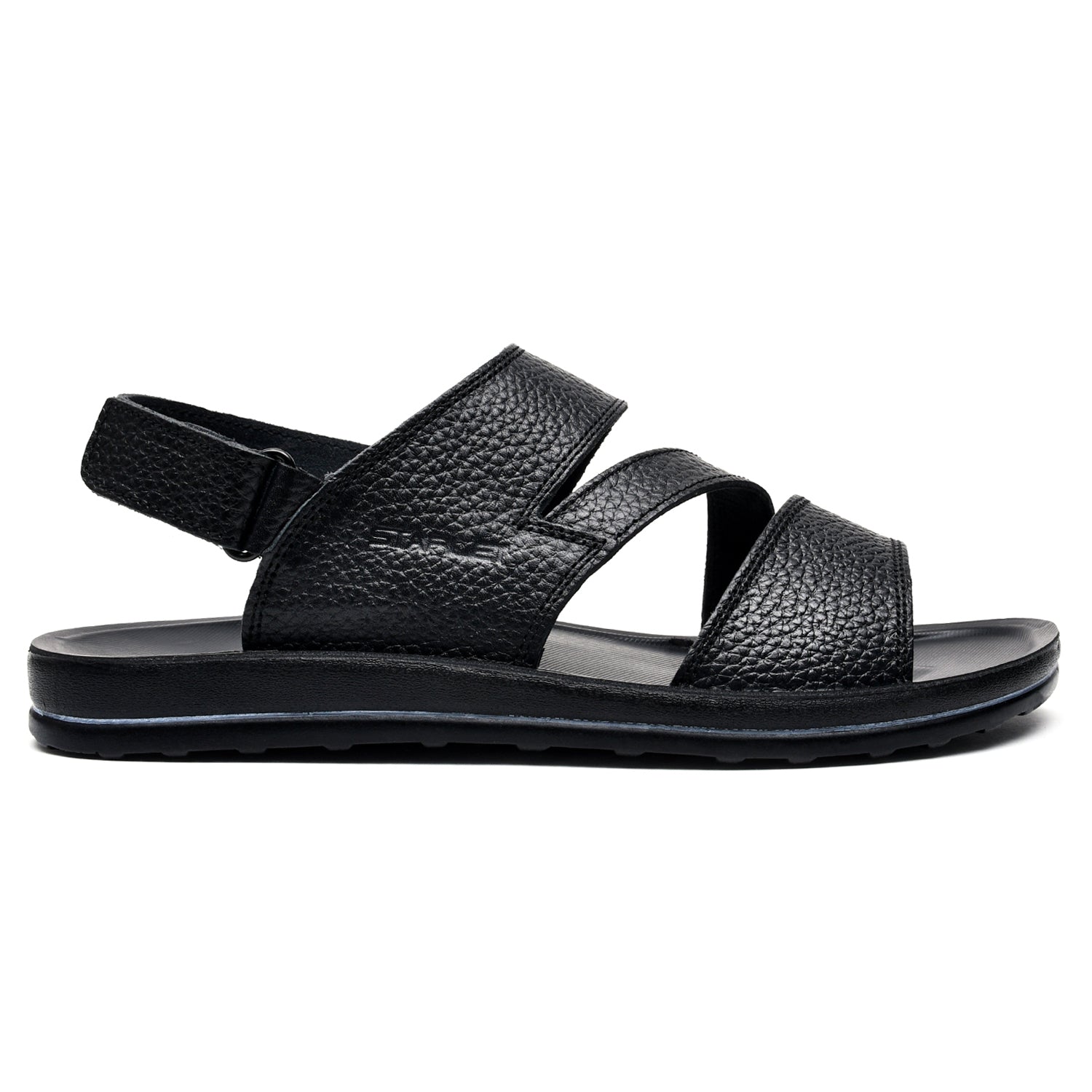LEATHER SANDAL -WA-1841 BLACK