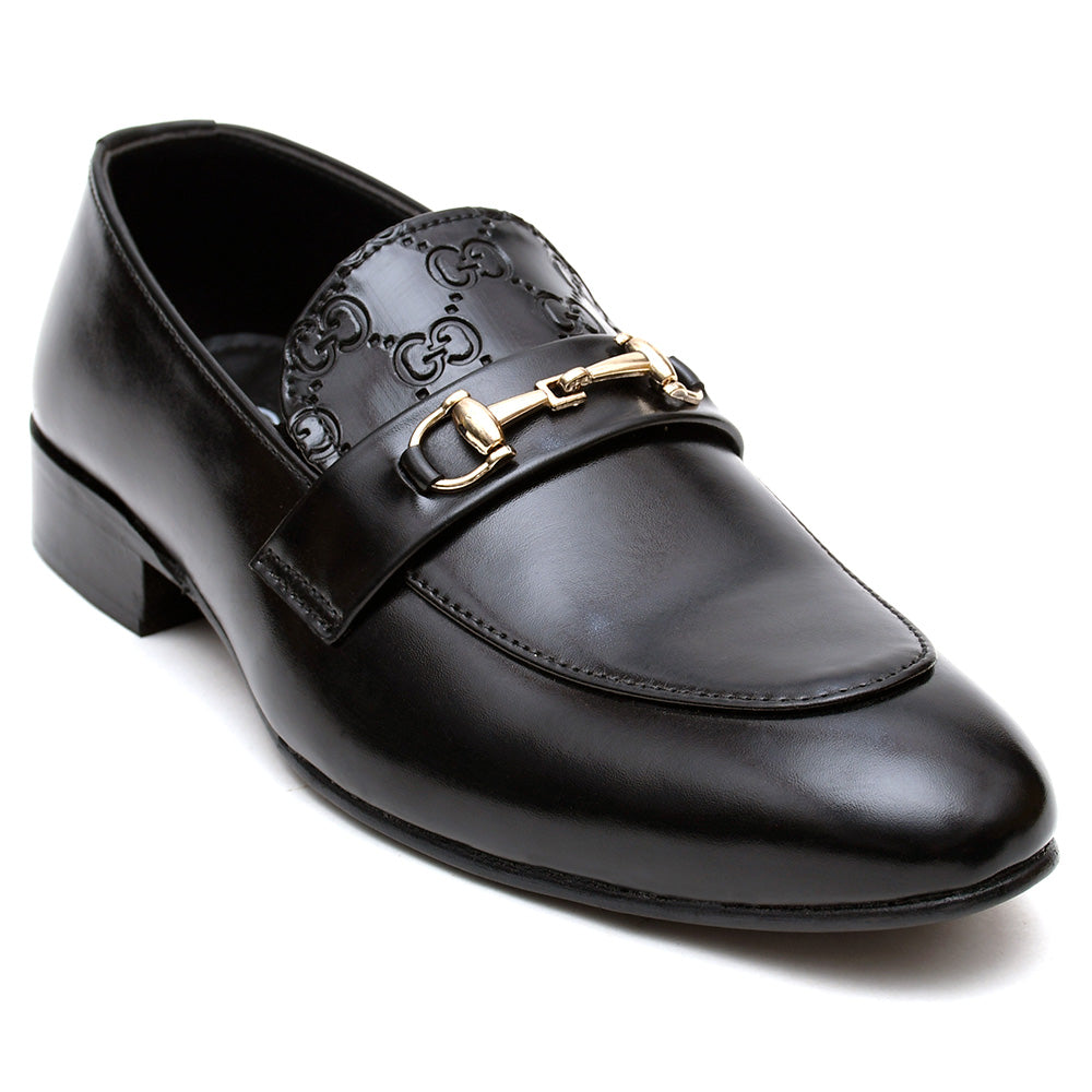LEATHER SHOES - ACM-7074 BLACK