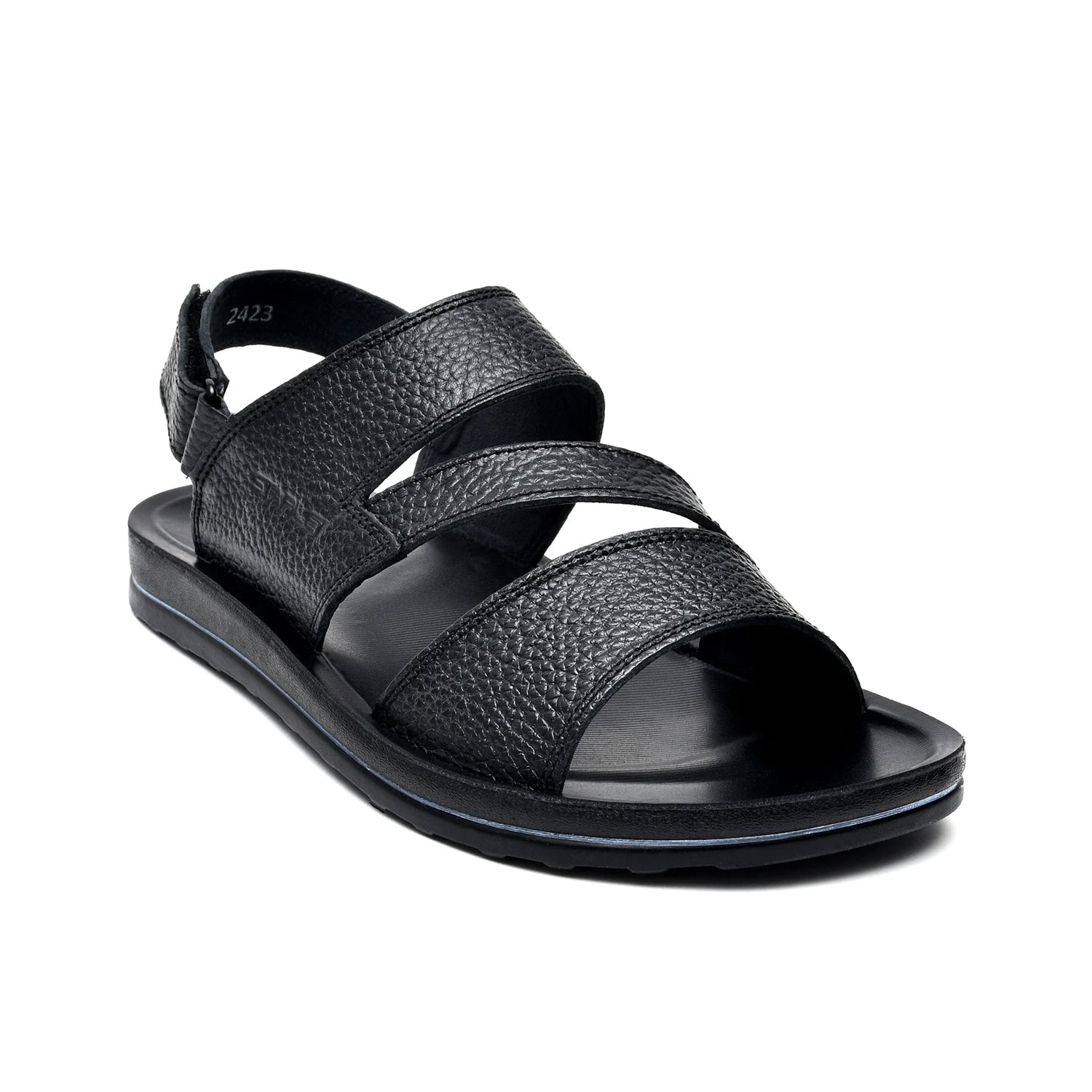 LEATHER SANDAL -WA-1841 BLACK