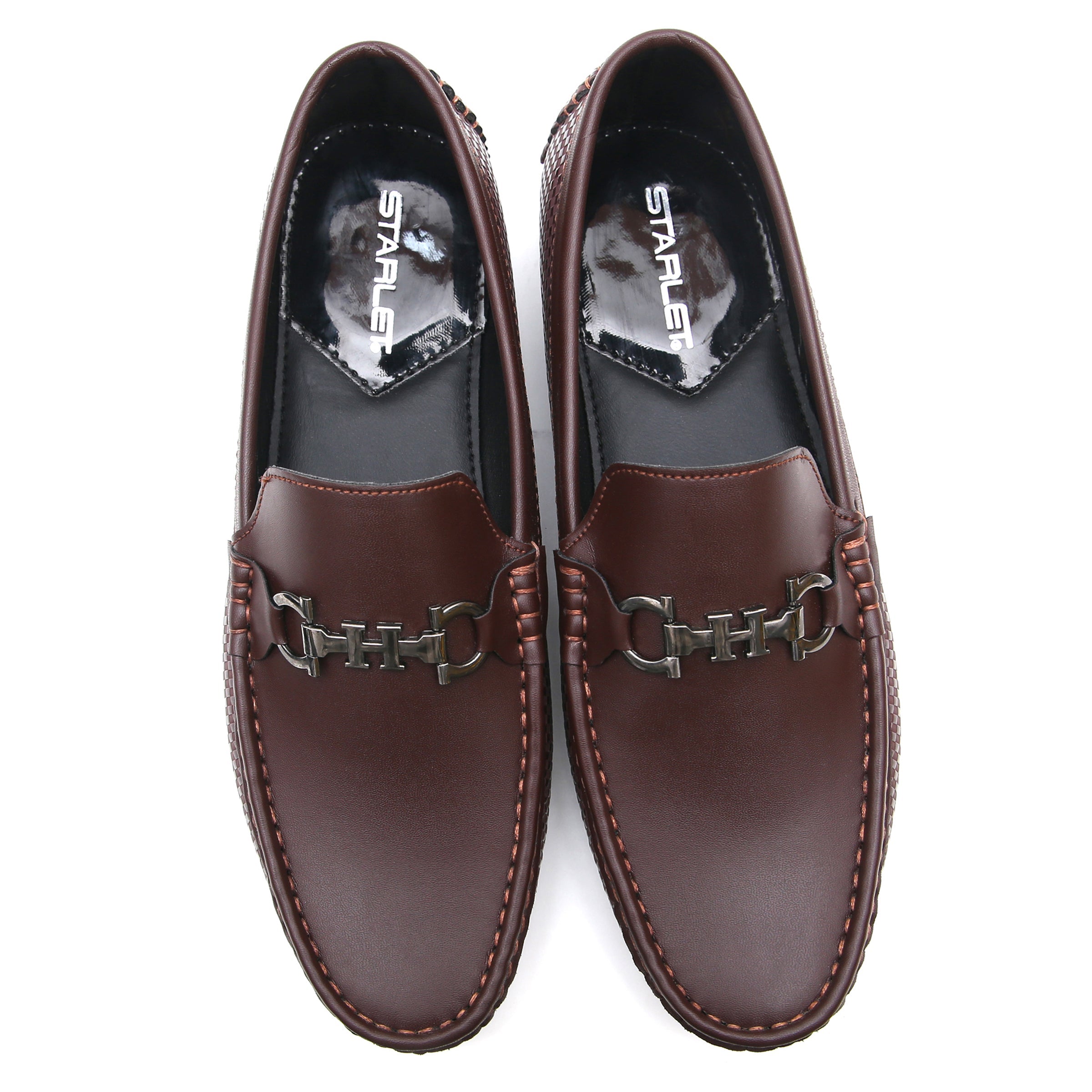 LEATHER SHOES - FC-1-2-3005 BROWN