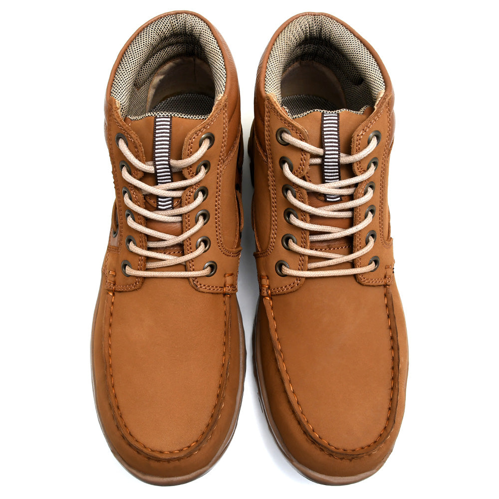 LEATHER SHOES - JASPER-004 MUSTARD