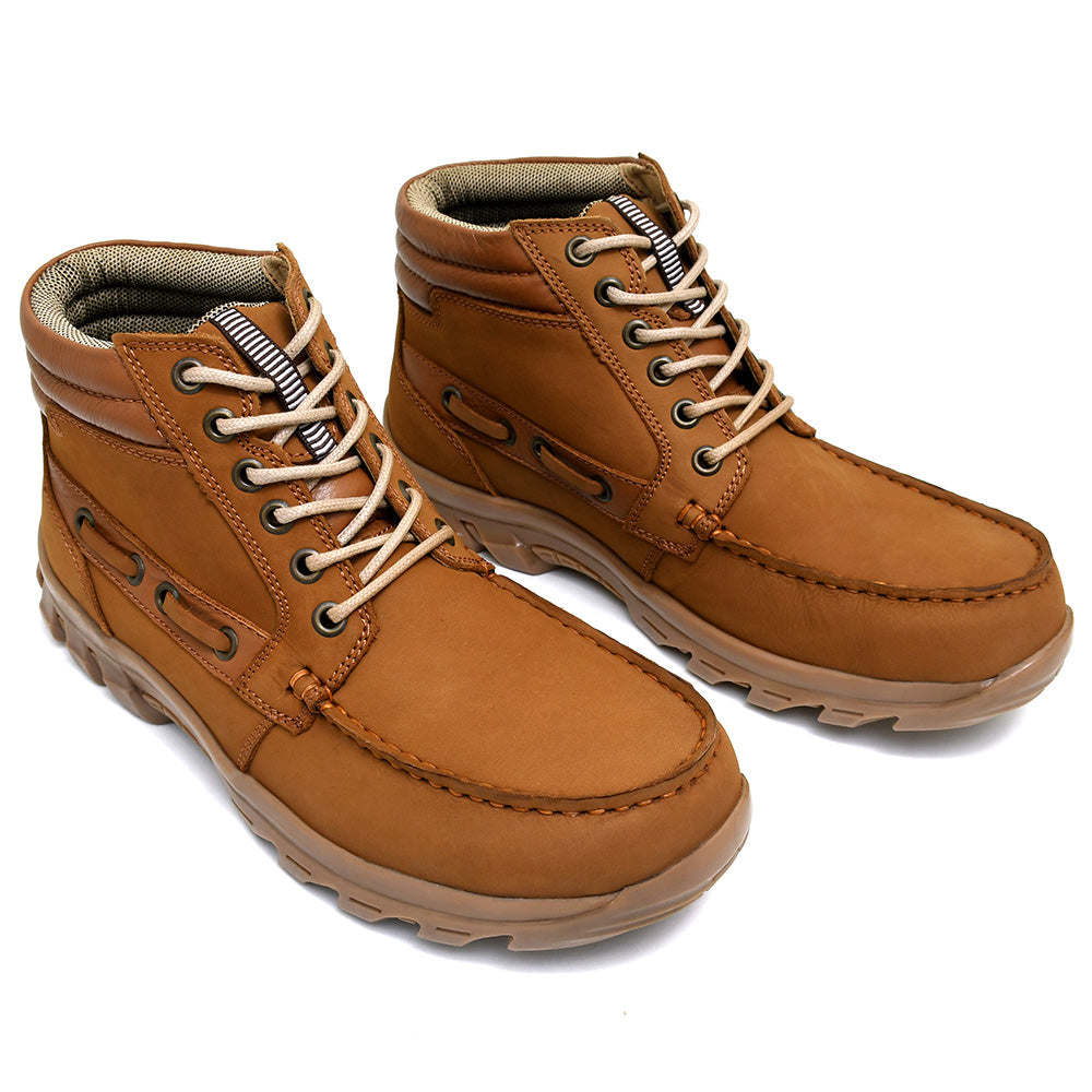 LEATHER SHOES - JASPER-004 MUSTARD