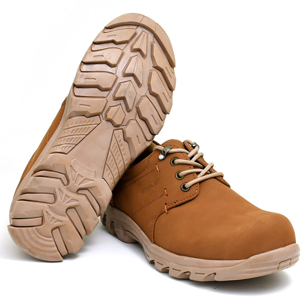 LEATHER SHOES - JASPER-002 MUSTARD