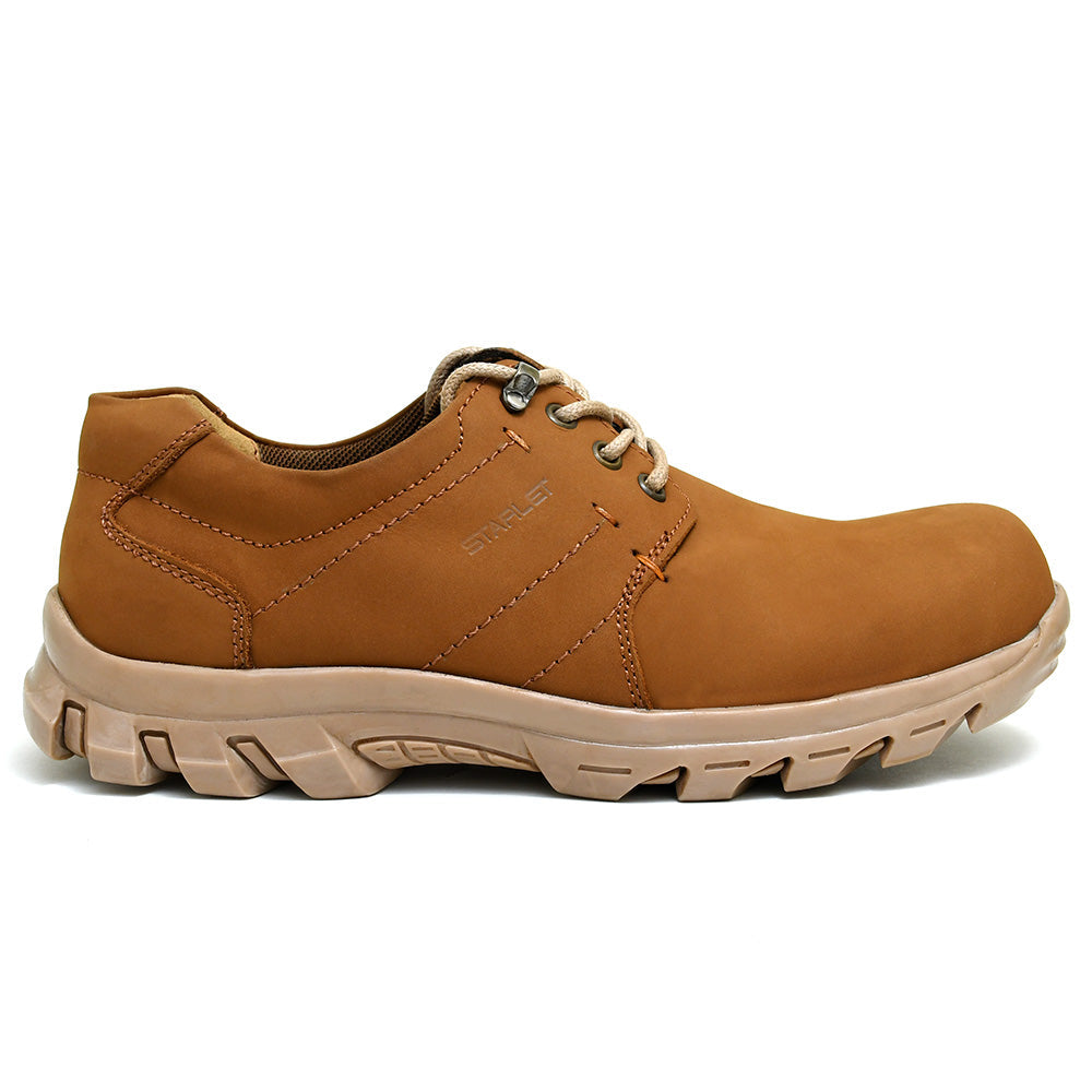 LEATHER SHOES - JASPER-002 MUSTARD