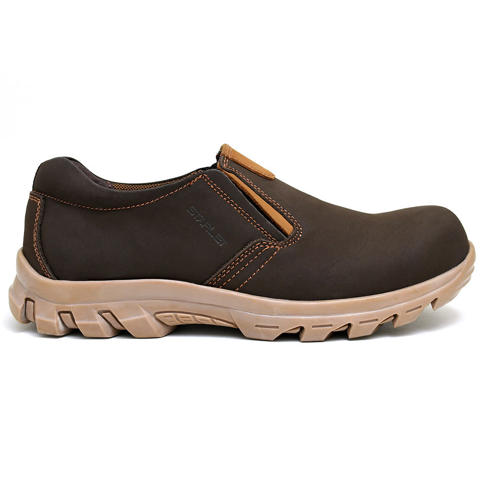 LEATHER SHOES - JASPER-001 BROWN
