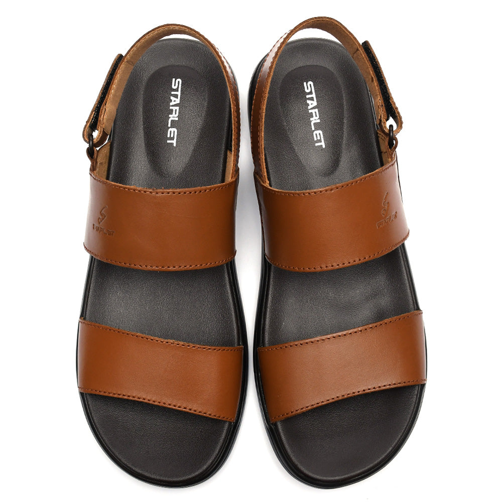 LEATHER SANDAL - VCT-101 TAN