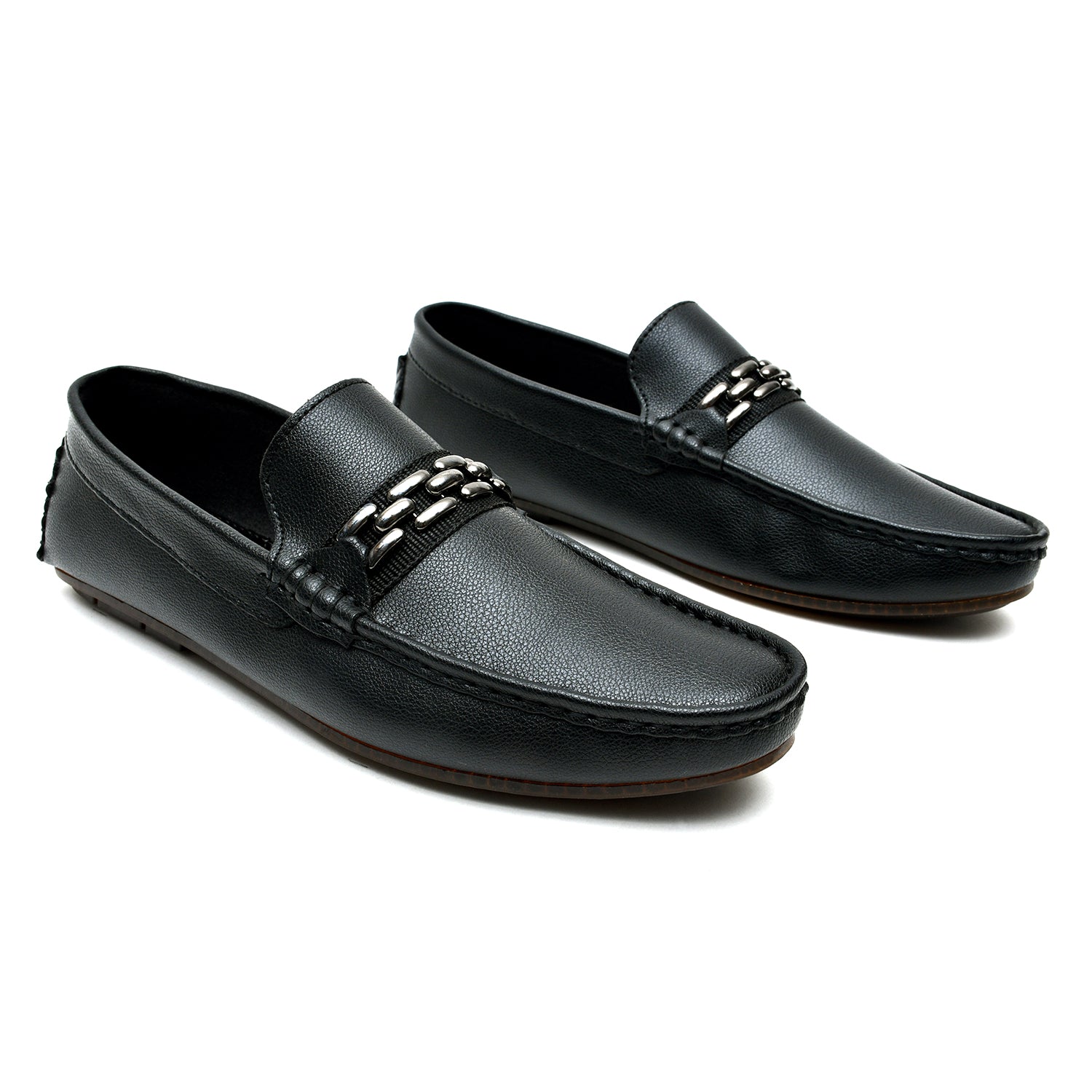 LEATHER SHOES - FC-1-2-3003 BLACK
