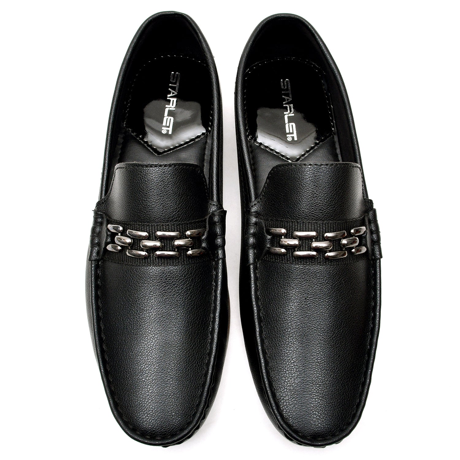 LEATHER SHOES - FC-1-2-3003 BLACK