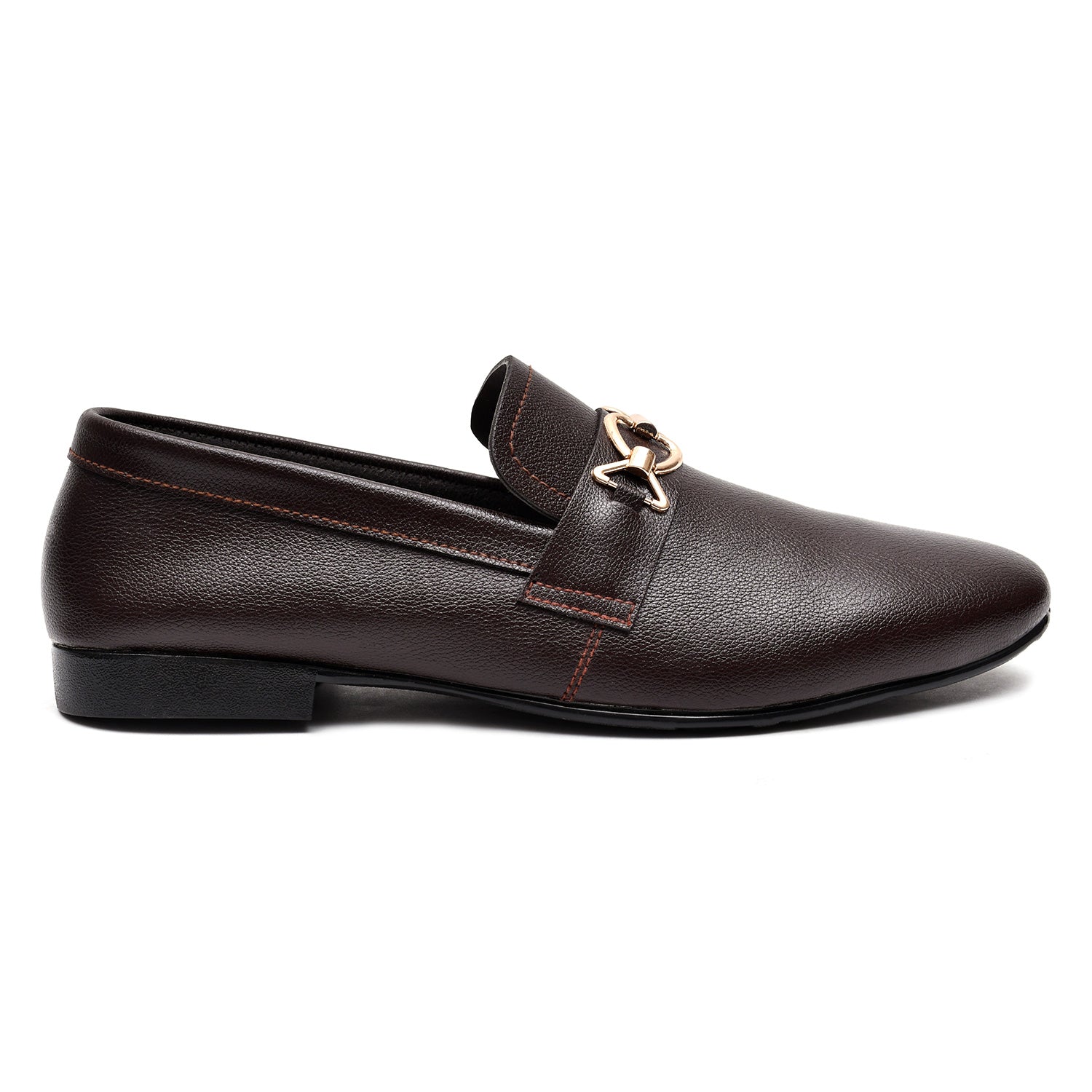 LEATHER SHOES - FC-1-2-8022 BROWN