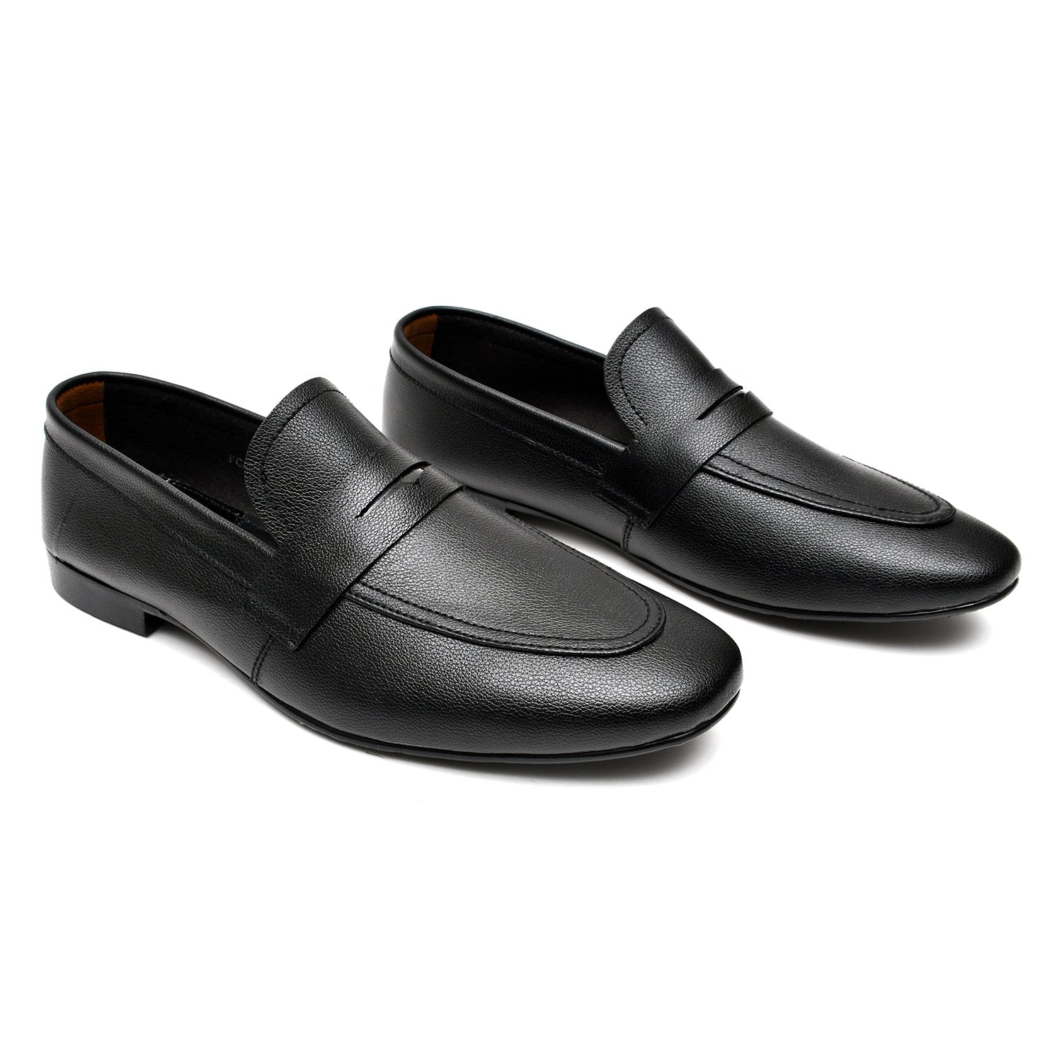 LEATHER SHOES - FC-1-2-8024 BLACK