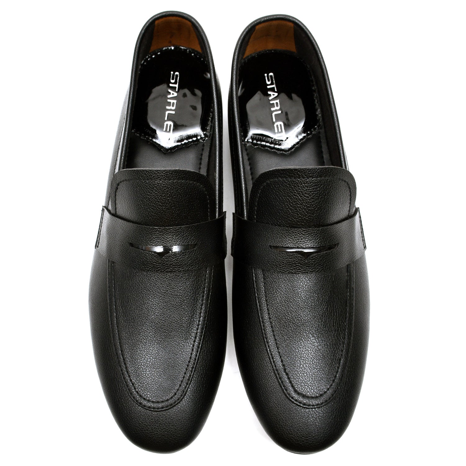 LEATHER SHOES - FC-1-2-8024 BLACK