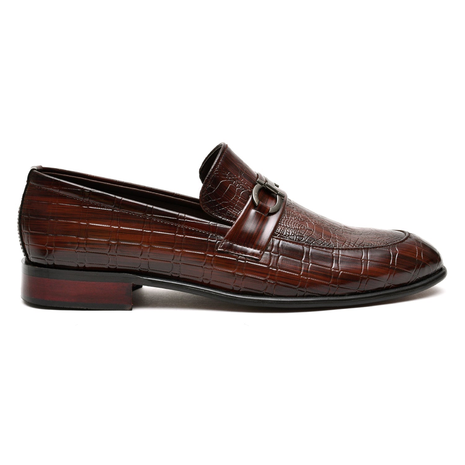 LEATHER SHOES - FC-1-2-8028 BROWN