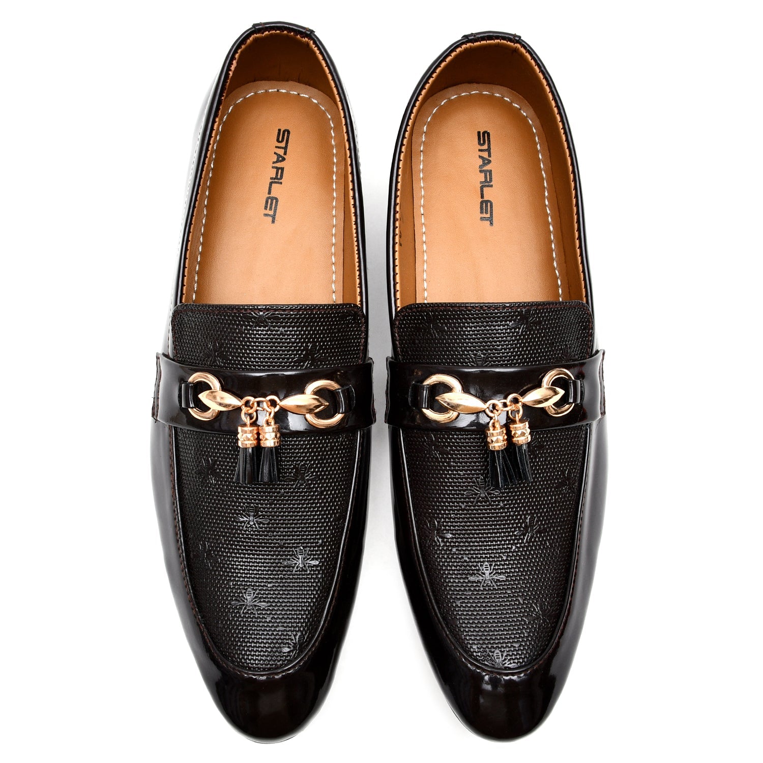 LEATHER SHOES - FC-1-2-8039 BROWN