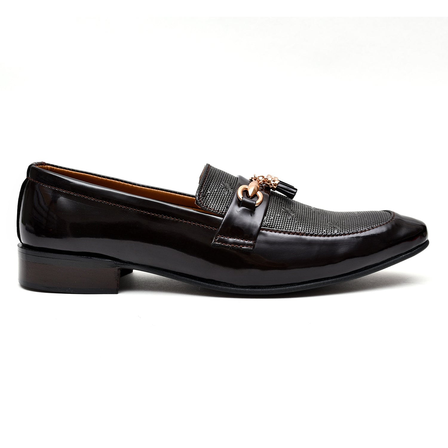 LEATHER SHOES - FC-1-2-8039 BROWN