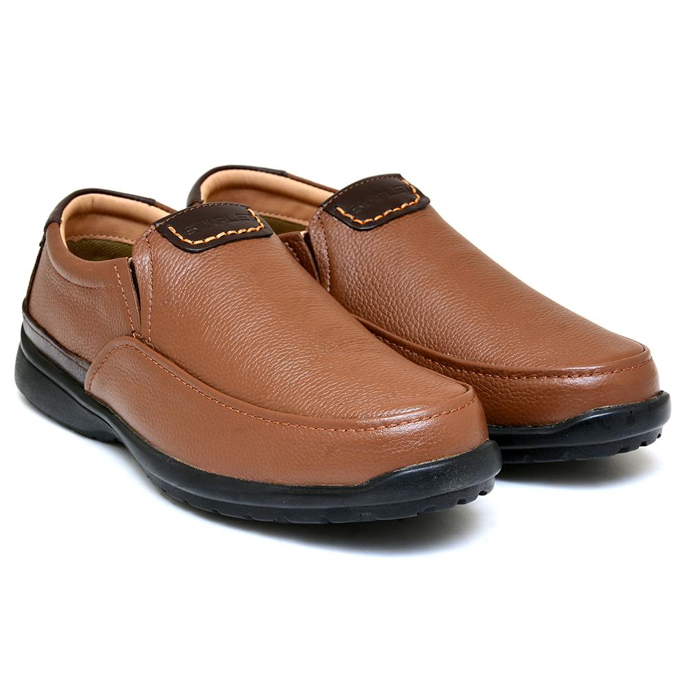 LEATHER SHOES - RUNNER-051 TAN