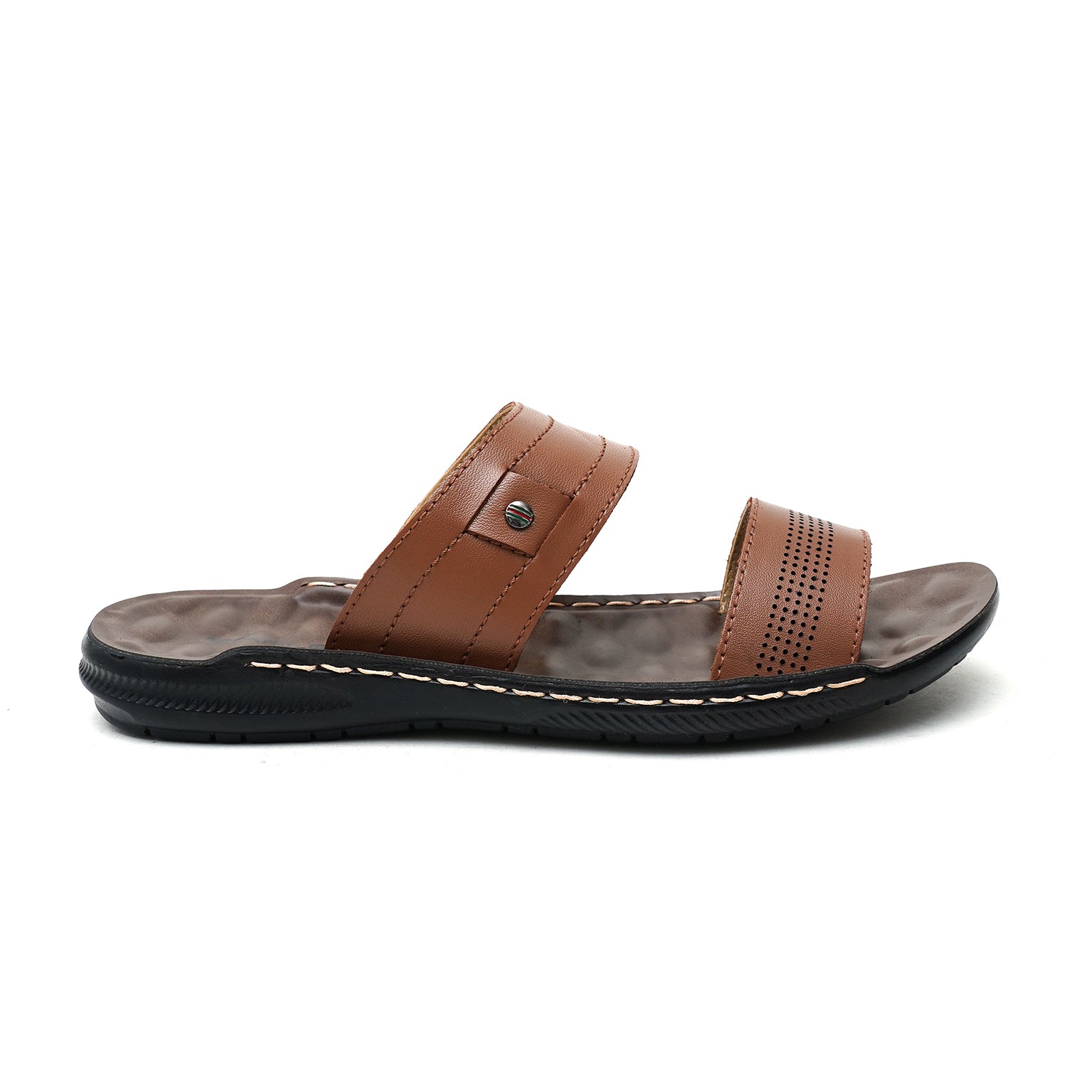LEATHER SLIPPER - SR-1132 TAN