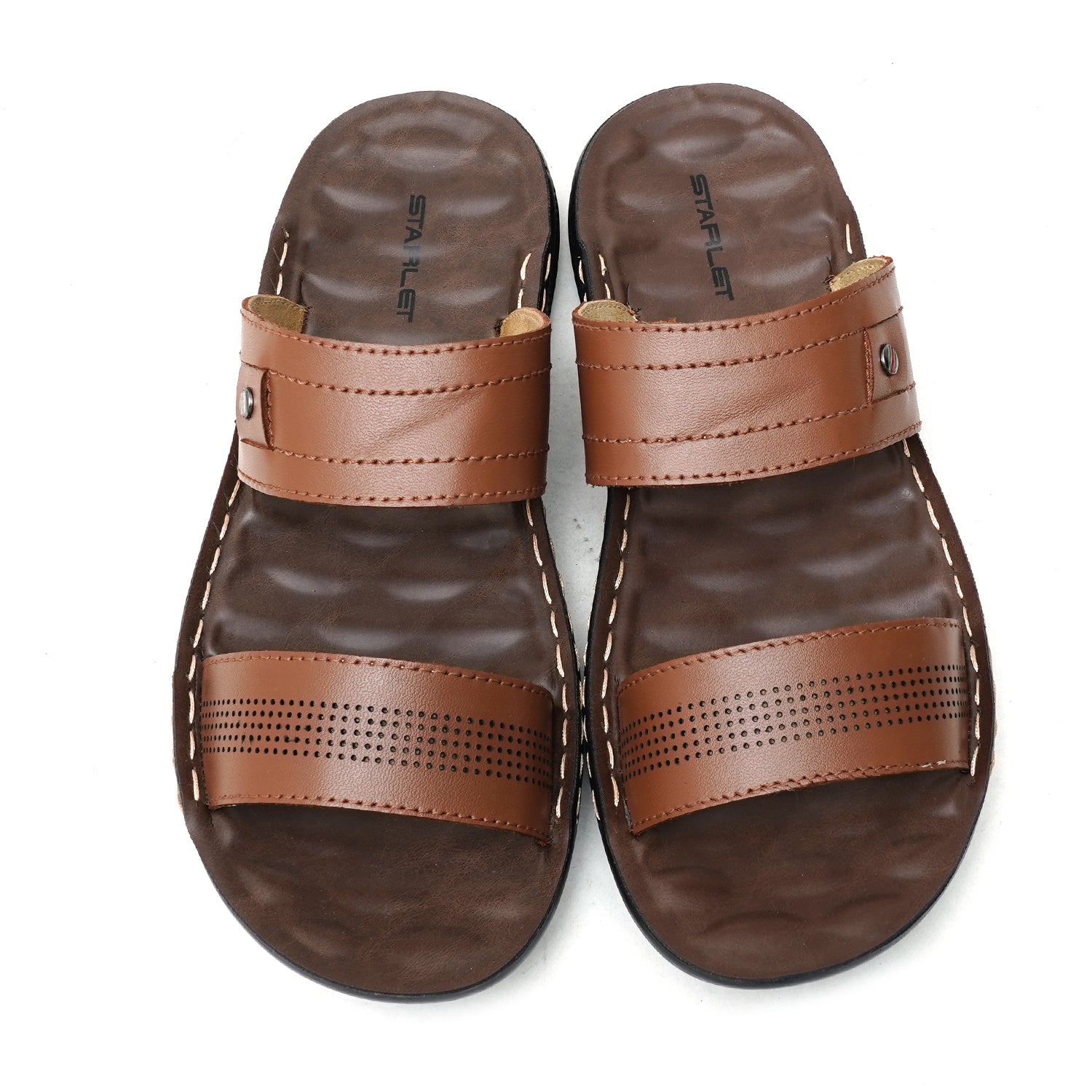 LEATHER SLIPPER - SR-1132 TAN