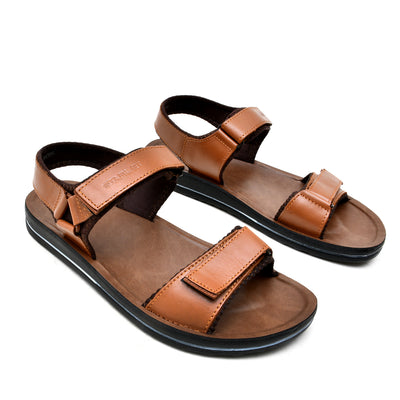 LEATHER SANDAL - WA1826 - TAN
