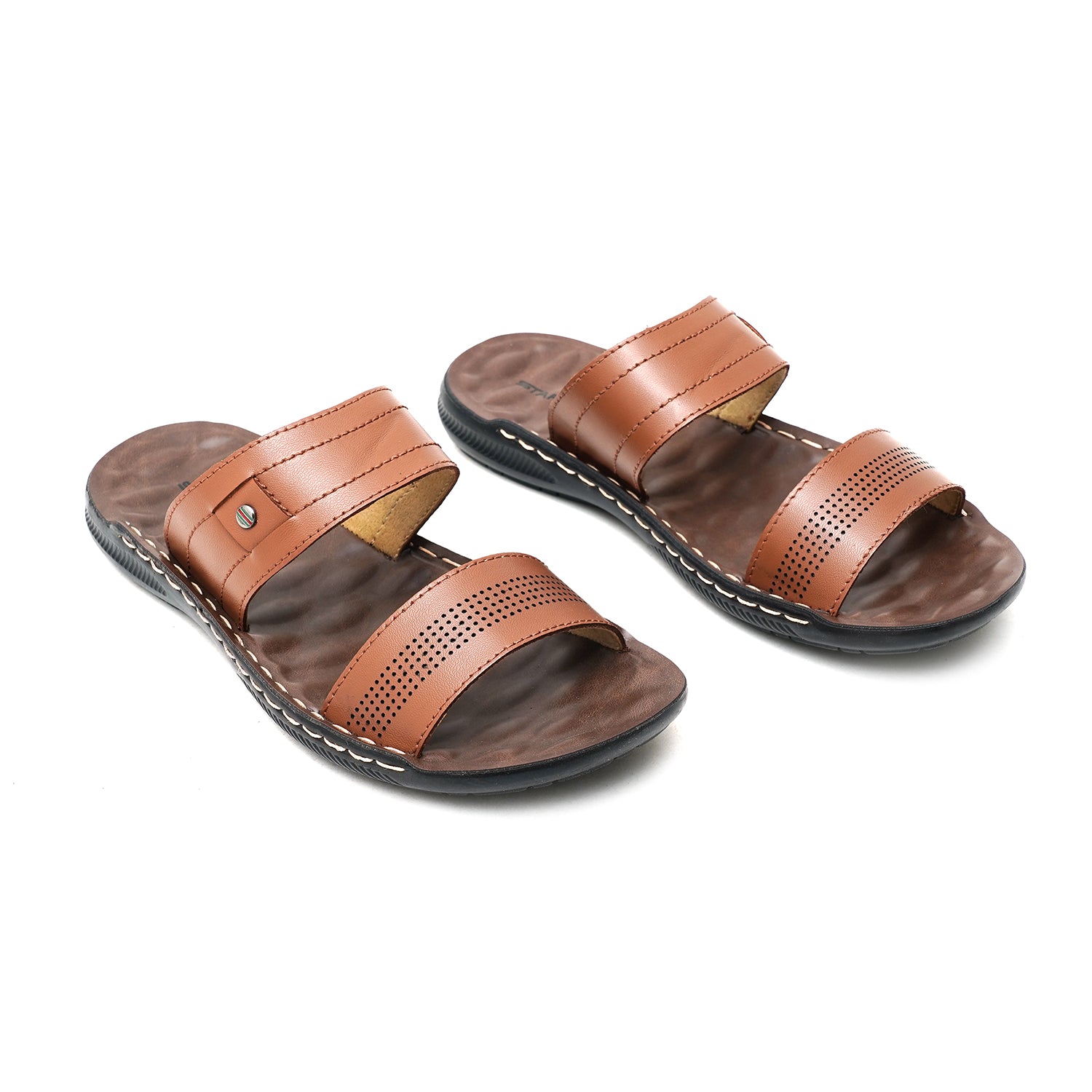 LEATHER SLIPPER - SR-1132 TAN