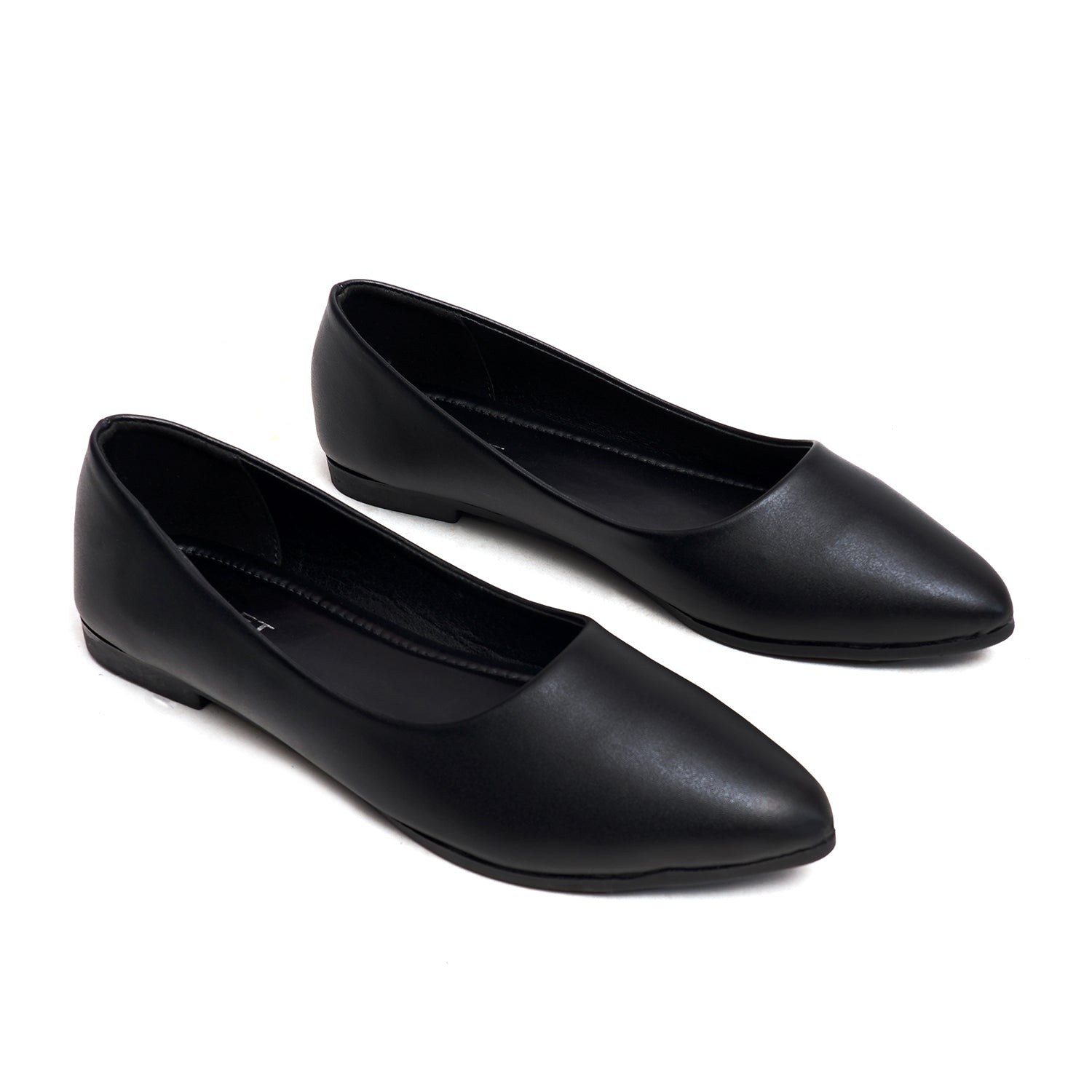 LEATHER SHOES GFL-0022 BLACK