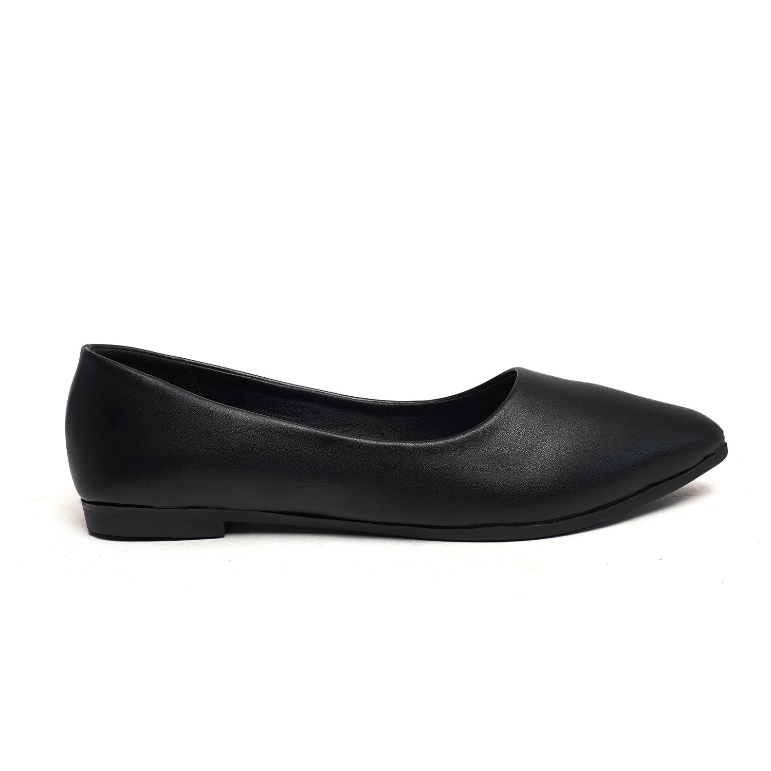 LEATHER SHOES GFL-0022 BLACK