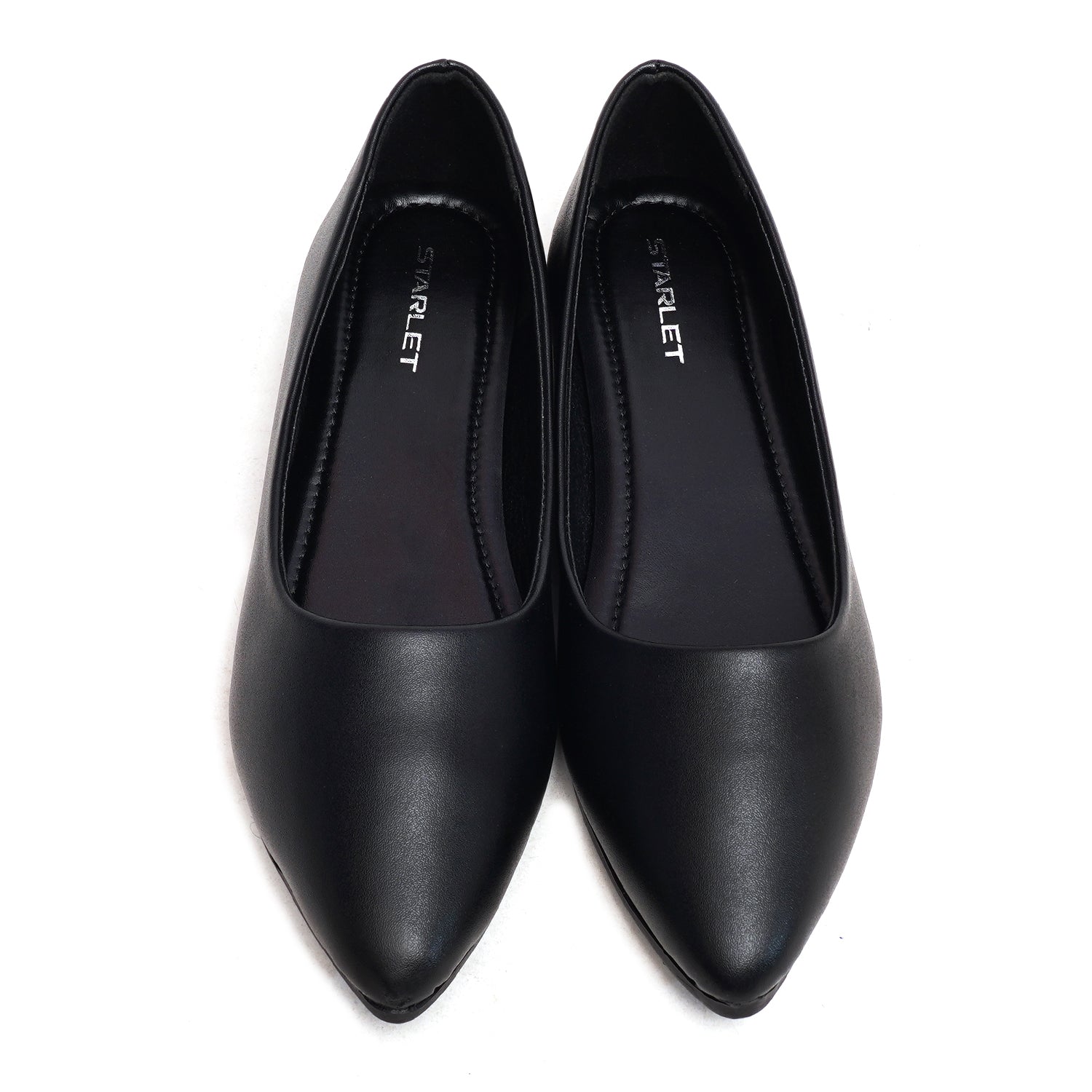 LEATHER SHOES GFL-0022 BLACK