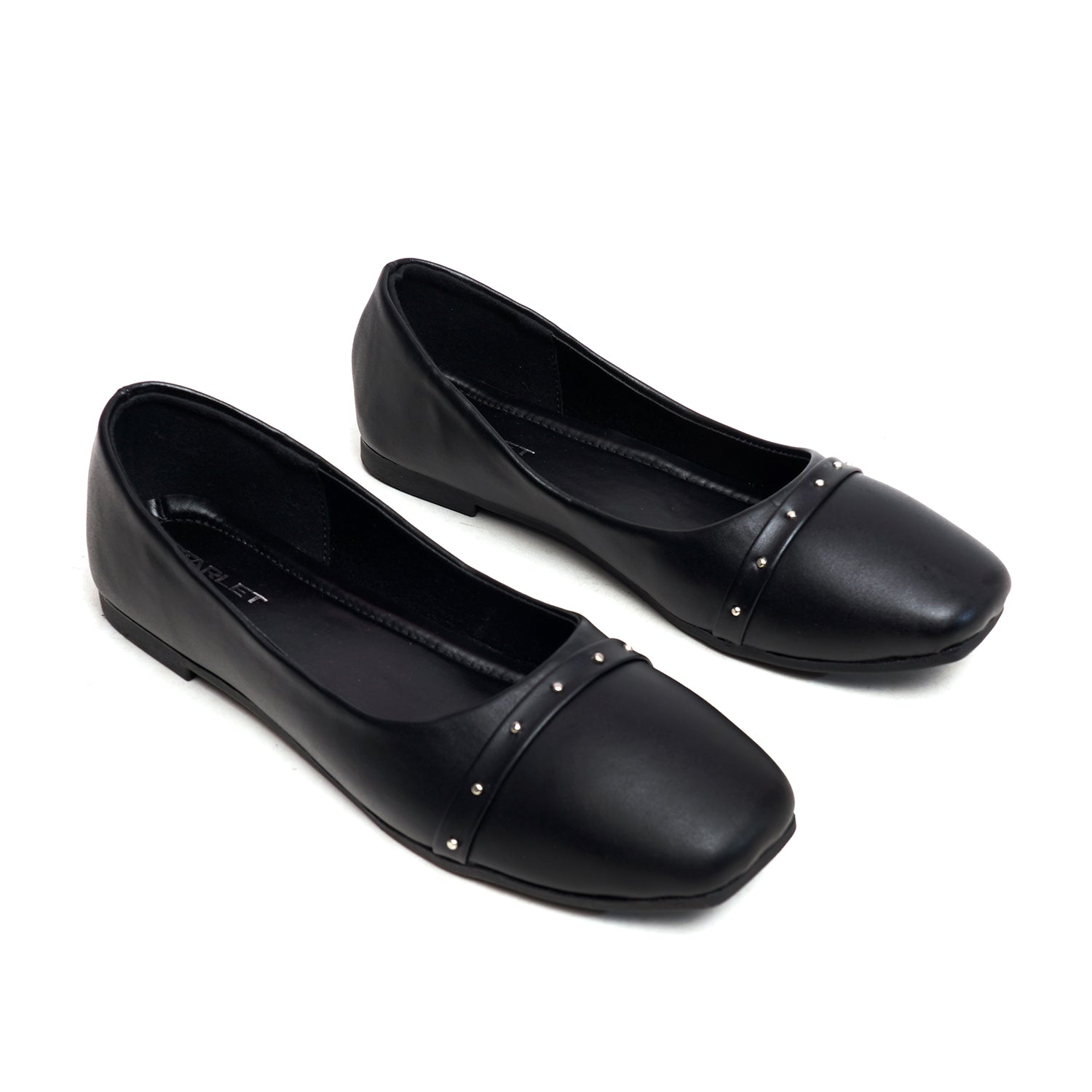 LEATHER SHOES GFL-0021 BLACK