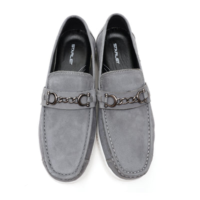 LEATHER SHOES - RPD-02 GREY