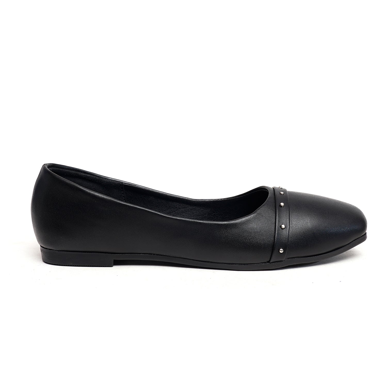 LEATHER SHOES GFL-0021 BLACK